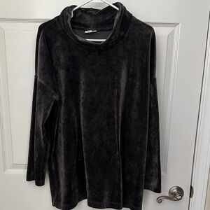 Soft heavier weight pureJill velour cowl neck tunic
